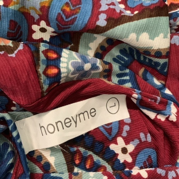 Honeyme Cross Back Dress Size Large NWOT - Picture 4 of 5